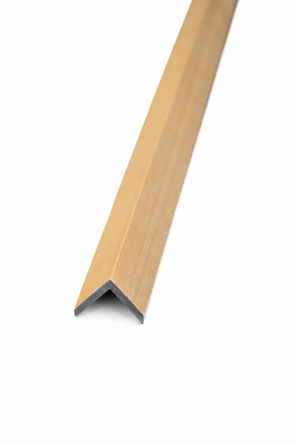 Baguette d'Angle Teak Profil Cornière L Composite — Baguettes d'angle DECNO