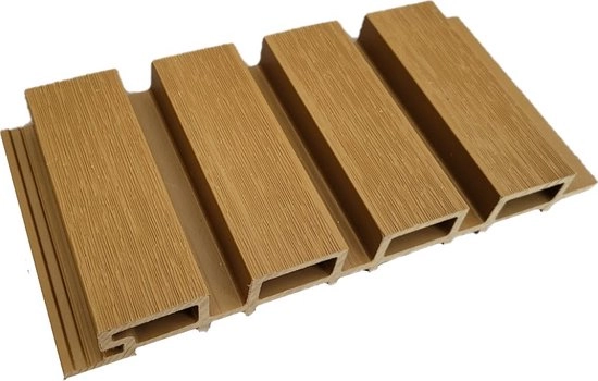 Bardage Composite Simple Face — Teak — Bardage composite DECNO