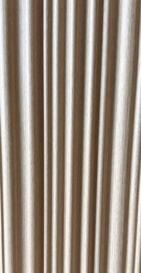 Bardage Mural Slat Imitation Bois Chêne Blanchi Lin — Slat Board KM-148-03 — Tasseaux muraux — Slat Board DECNO